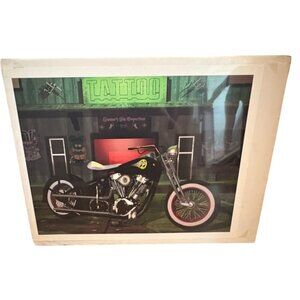 Signed Limited Edition Motorcycle Art Print By W.A. Wright 5/150 signed READ NEW